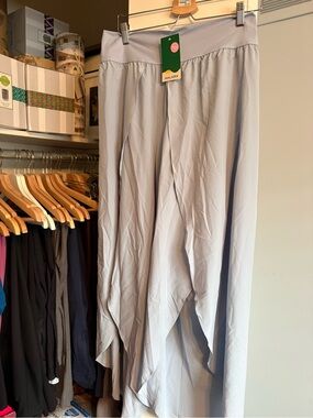 HALARA Light Blue Casual Tulip Pants